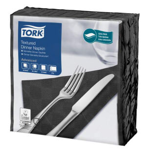 478803 Tork Textured serwetka obiadowa - czarna