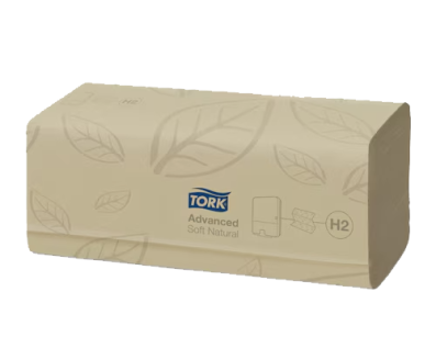 130299 Tork Xpress® miękki ręcznik Multifold w składce wielopanelowej, naturalny H2 [Karton: 21szt]