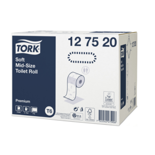 127520 Tork miękki papier toaletowy w roli kompaktowej Premium T6