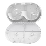 682000 Tork SmartOne mini podwójny dozownik do papieru toaletowego w roli T9 - 3