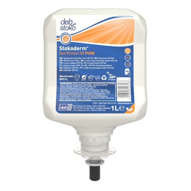 Deb Stoko Stokoderm SUN Protect 50 PURE 1 L krem ochronny