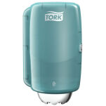 658000 Tork mini dozownik do czyściw w roli centralnie dozowanych turkusowo-biały M1 - 2