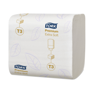 114276 Tork ekstra miękki papier toaletowy Premium w składce T3