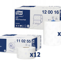 120016 TORK Matic ręcznik w roli H1  6 szt. + 110255 Papier toaletowy TORK T2 JUMBO
